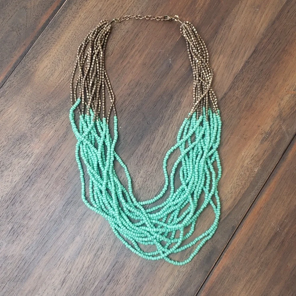 Multi Strand Beaded Necklace
